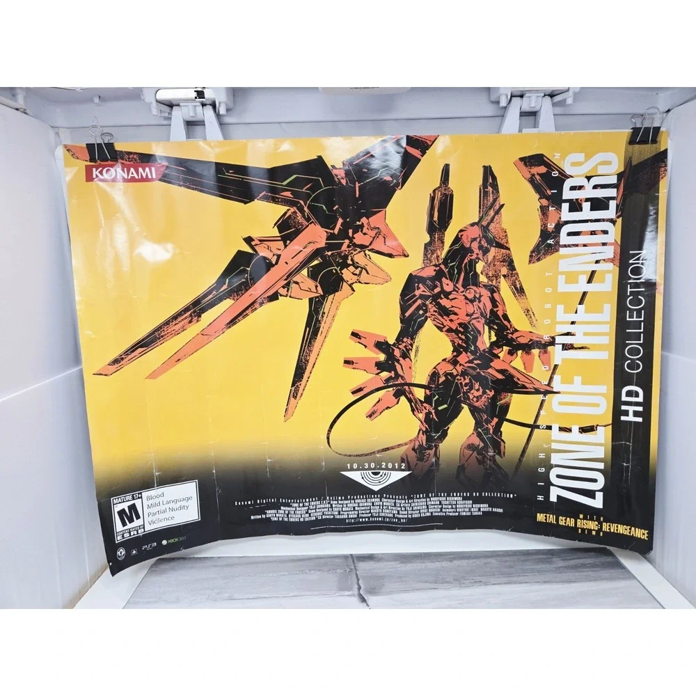 Metal Gear Rising: Revengance 2012 GameStop Promo Poster DS Konami Raiden Jehuty